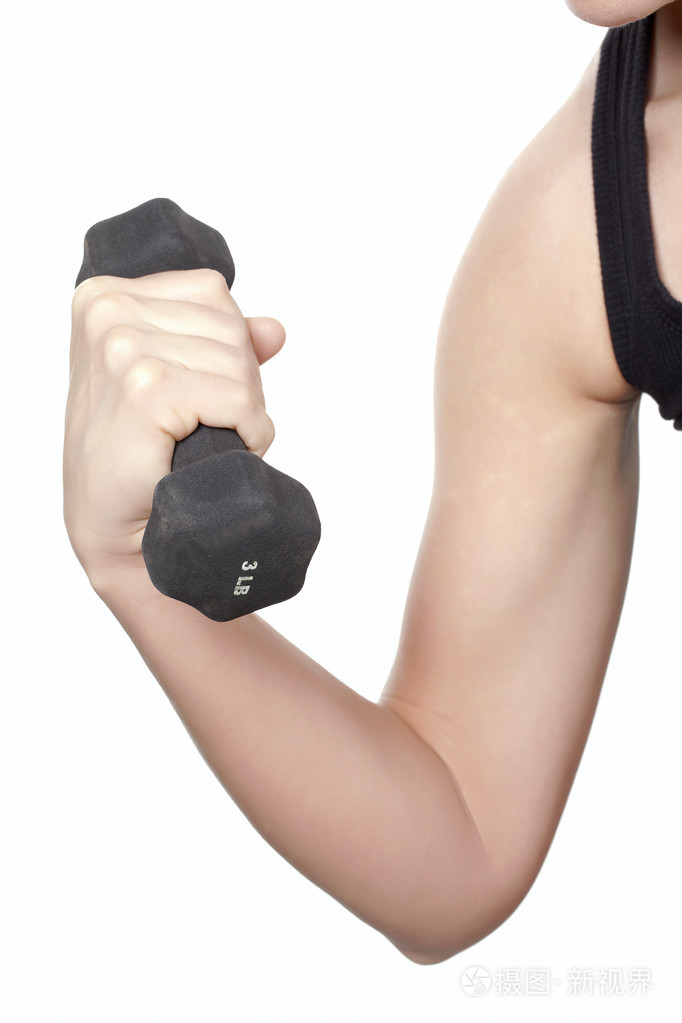 举哑铃女人手照片-正版商用图片1bu4zt-摄图新视界