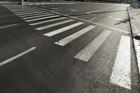 空置主要街道人行道