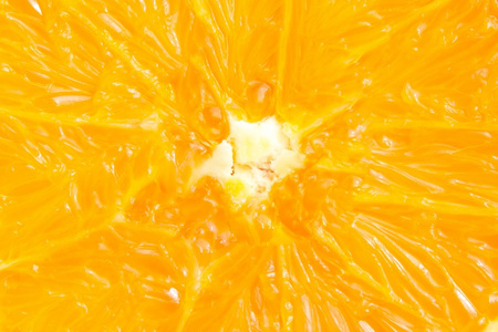 背景，特写一个橙
