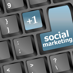 社会营销或互联网营销理念，与消息上输入键盘的键