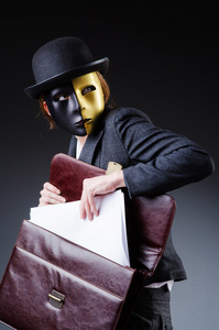 虚伪的面具头像图片