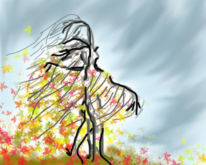 秋天树上吹的风