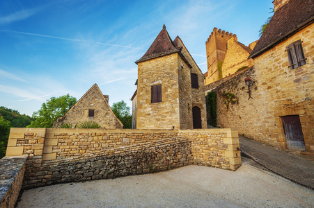 beynac，法国的城堡