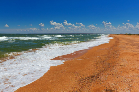 夏季海洋海岸