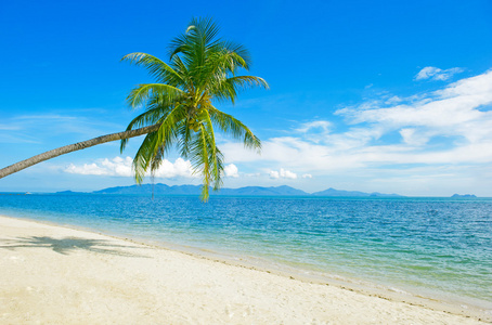 泰国度假背景热带海滩