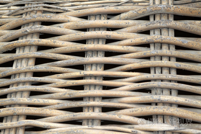 柳条编织的篱笆