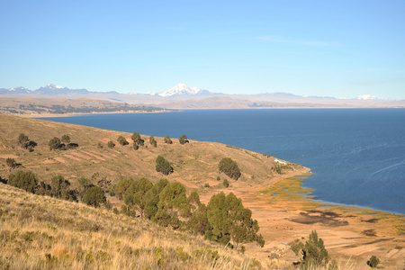 喀喀湖。玻利维亚