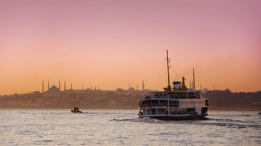 伊斯坦堡的日落