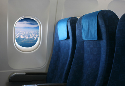 飞机座位和窗口