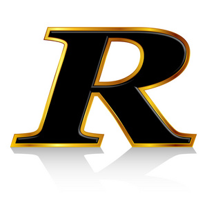 k r 白色黄色金金色豪华字母表字母标志 ico木材和金色字母 k金色字体