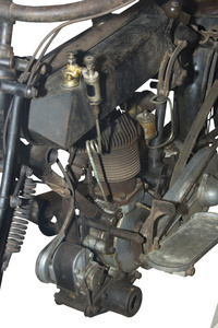 1900 年摩托车的发动机