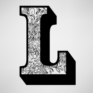 字母 l-观赏初始照片