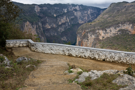 峡谷位于视图