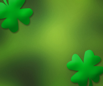 绿色圣 Patrick 天简单背景