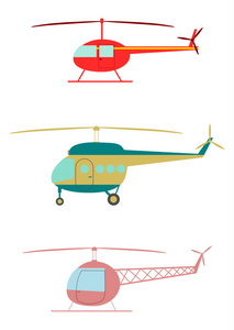复古直升机