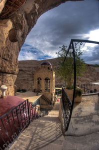 圣乔治修道院在朱迪亚沙漠