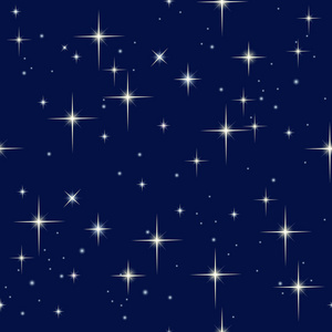 夜晚的天空和星星