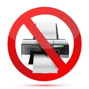 打印机不使用标志