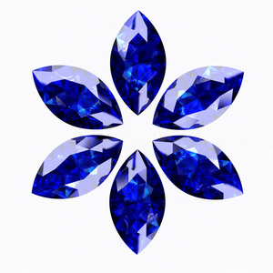 蓝色蓝宝石的宝石图片-蓝色蓝宝石的宝石素材-蓝色蓝宝石的宝石插画