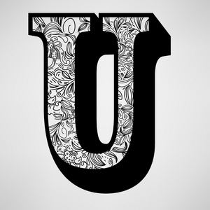 字母 u-观赏初始照片