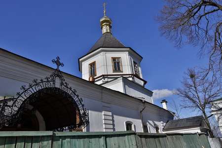 基辅佩乔尔斯克修道院东正教修道院，乌克兰的视图