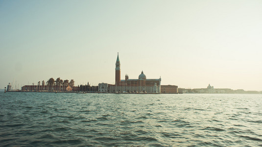 从海上威尼斯的视图