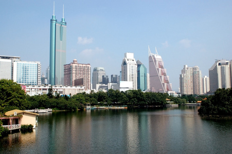 罗湖区中国, 深圳-城市景观照片