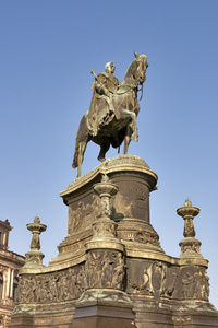 在德累斯顿，德国的 johann 国王 1801年1873 年 的雕像