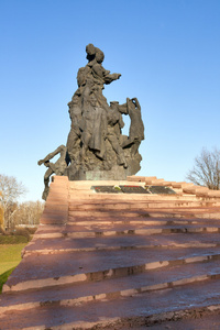 babiyar纪念碑在基辅，乌克兰