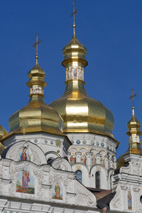 冲天炉的基辅佩乔尔斯克修道院 乌克兰