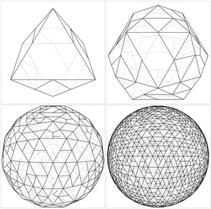 从八面体到球球体行向量