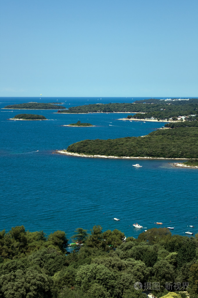 亚得里亚海的小岛屿