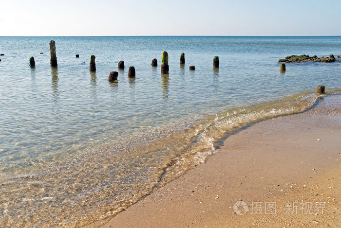 木製砂浜海岸