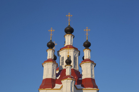 根据上升 solntsa.totma 沃洛格达州 俄罗斯进入耶路撒冷大圆顶教堂