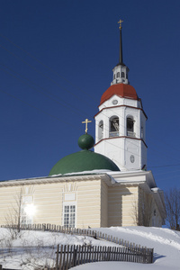 祝福圣母升天大教堂。俄罗斯沃洛格达州 totma