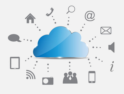 云计算空间矢量图片-云计算空间矢量素材-云计算空间矢量插画-摄图新