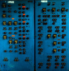 旧实验室的控制面板
