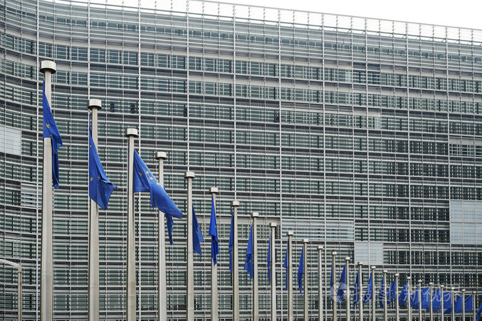 berlaymont 大厦，总部在欧洲标志