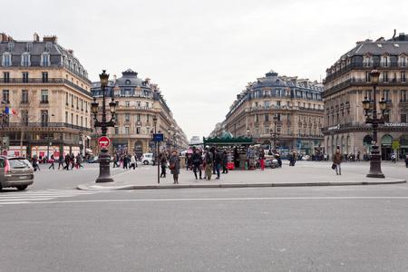 在巴黎歌剧院 歌剧院广场