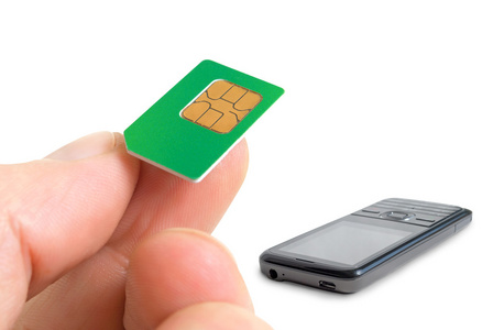 sim 卡和手机照片