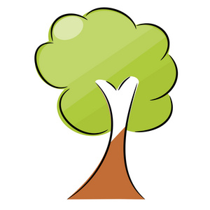 自然树符号图