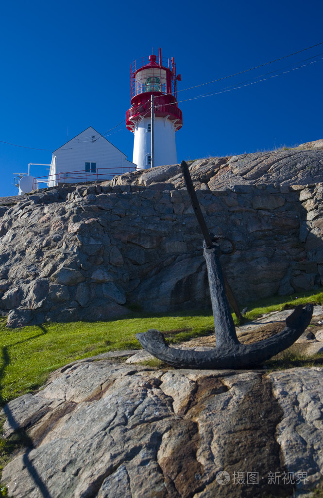 灯塔，lindesnes，挪威