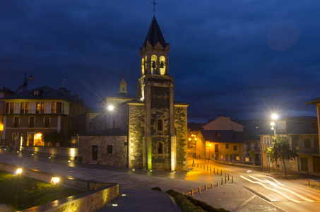 圣安德列斯教会，在 ponferrada，西班牙