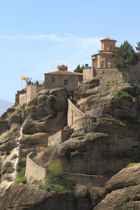 古米特奥拉修道院，希腊孤立在白色
