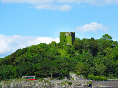 dunollie 城堡附近自备，苏格兰