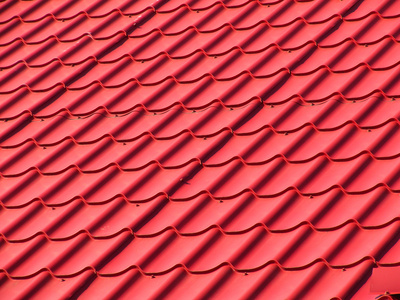 红瓦屋顶纹理