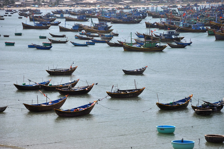美奈，越南渔船