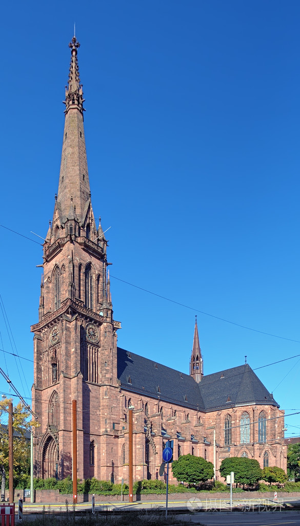 天主教教会的圣伯纳德在卡尔斯鲁厄,德国