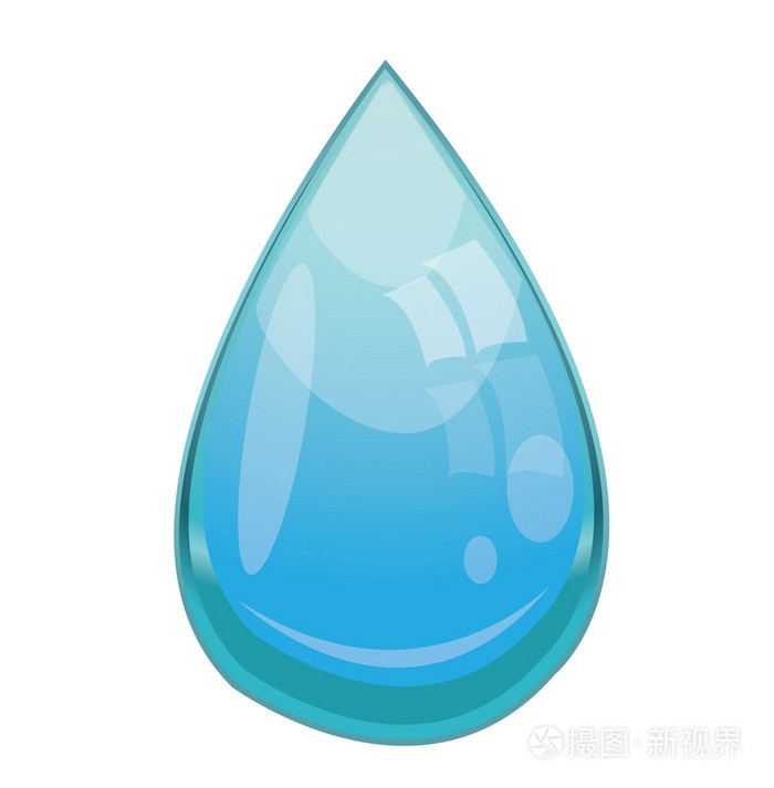 水滴矢量插画