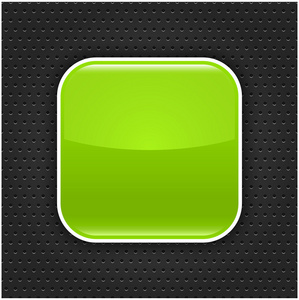 圆角方形图标,带黑色阴影.暗灰色背景金属穿孔纹理.